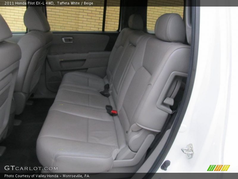 Taffeta White / Beige 2011 Honda Pilot EX-L 4WD