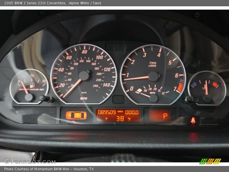  2005 3 Series 330i Convertible 330i Convertible Gauges