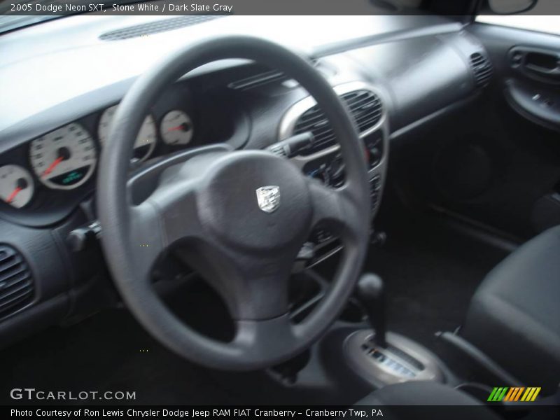 Stone White / Dark Slate Gray 2005 Dodge Neon SXT