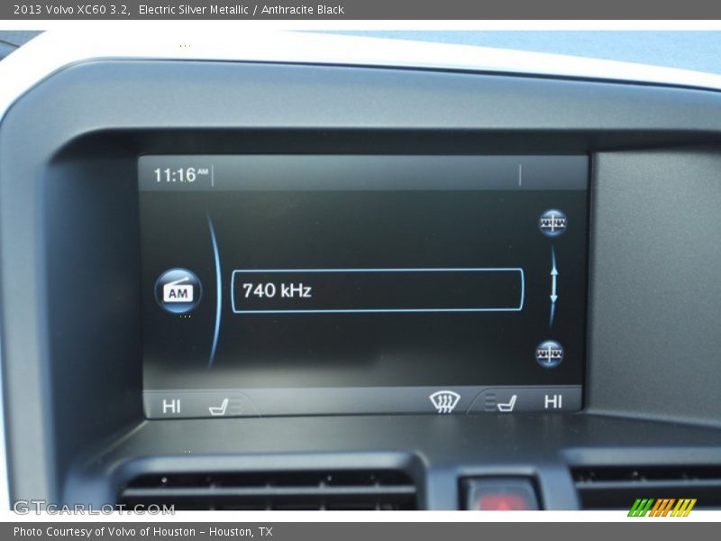 Electric Silver Metallic / Anthracite Black 2013 Volvo XC60 3.2