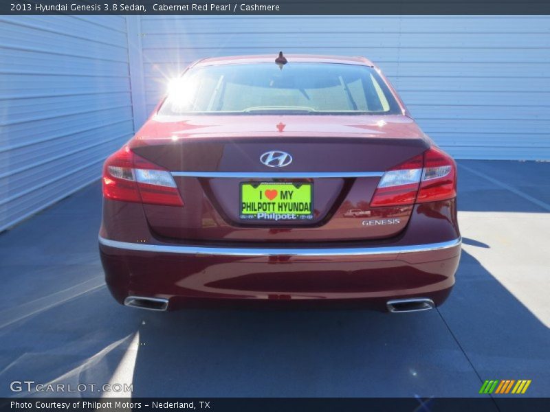 Cabernet Red Pearl / Cashmere 2013 Hyundai Genesis 3.8 Sedan