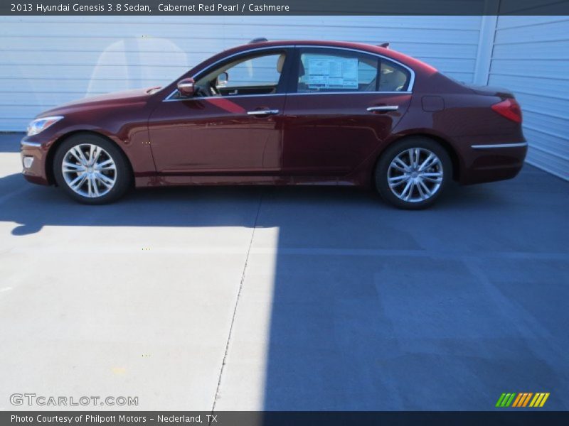 Cabernet Red Pearl / Cashmere 2013 Hyundai Genesis 3.8 Sedan
