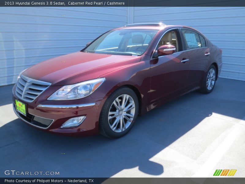 Cabernet Red Pearl / Cashmere 2013 Hyundai Genesis 3.8 Sedan