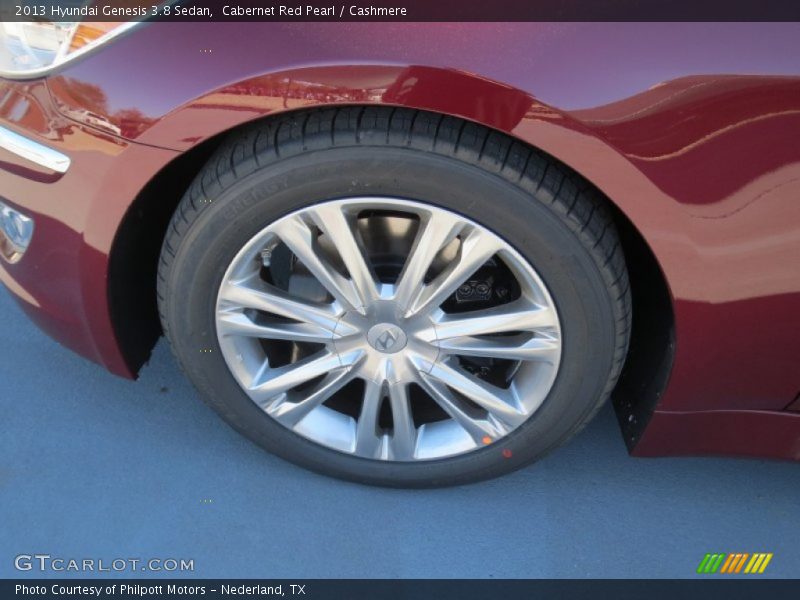 Cabernet Red Pearl / Cashmere 2013 Hyundai Genesis 3.8 Sedan