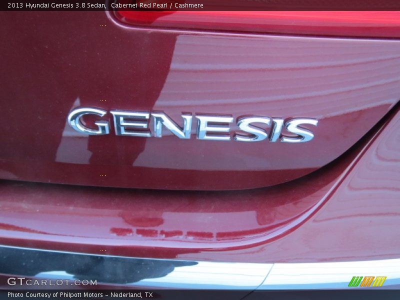 Cabernet Red Pearl / Cashmere 2013 Hyundai Genesis 3.8 Sedan