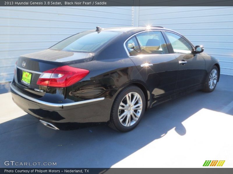 Black Noir Pearl / Saddle 2013 Hyundai Genesis 3.8 Sedan
