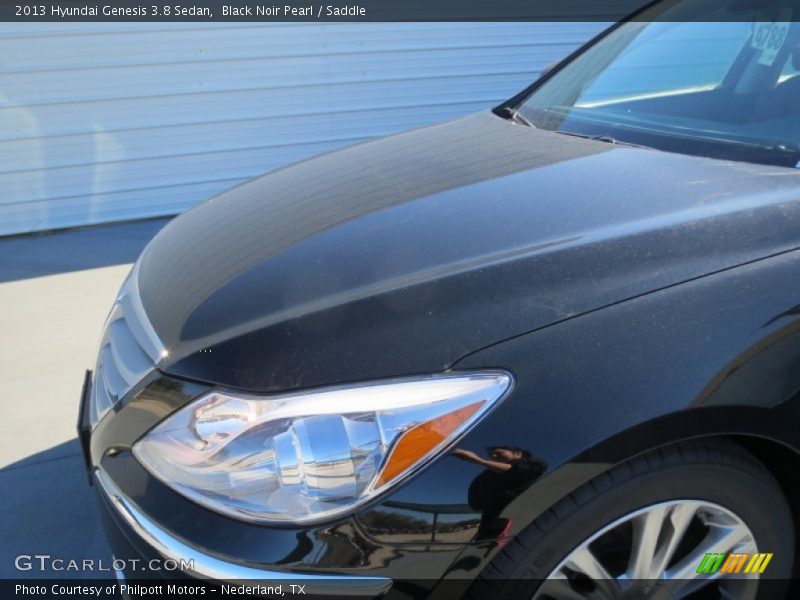 Black Noir Pearl / Saddle 2013 Hyundai Genesis 3.8 Sedan