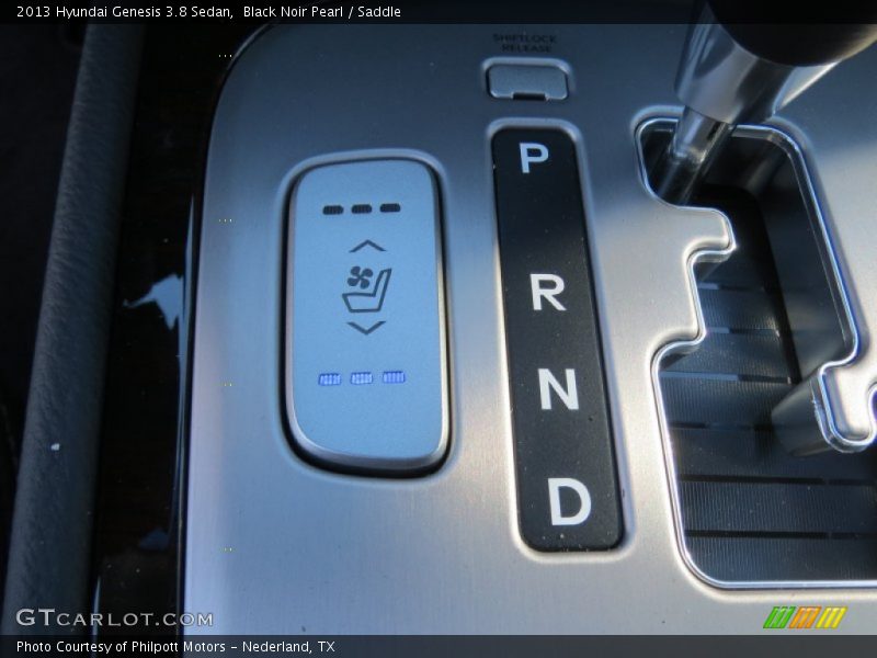 Black Noir Pearl / Saddle 2013 Hyundai Genesis 3.8 Sedan