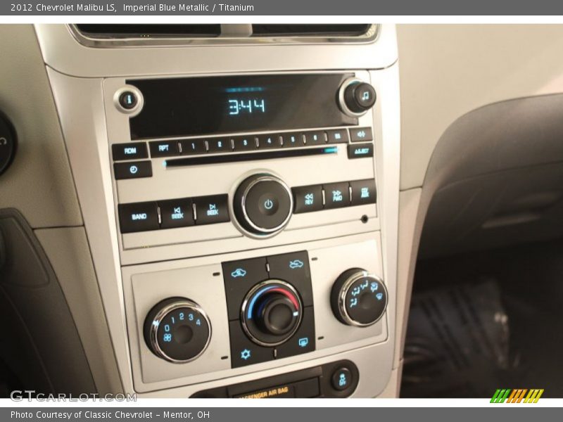 Controls of 2012 Malibu LS