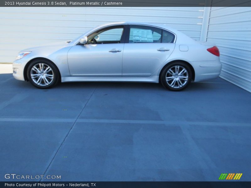 Platinum Metallic / Cashmere 2013 Hyundai Genesis 3.8 Sedan