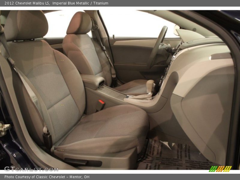 Front Seat of 2012 Malibu LS