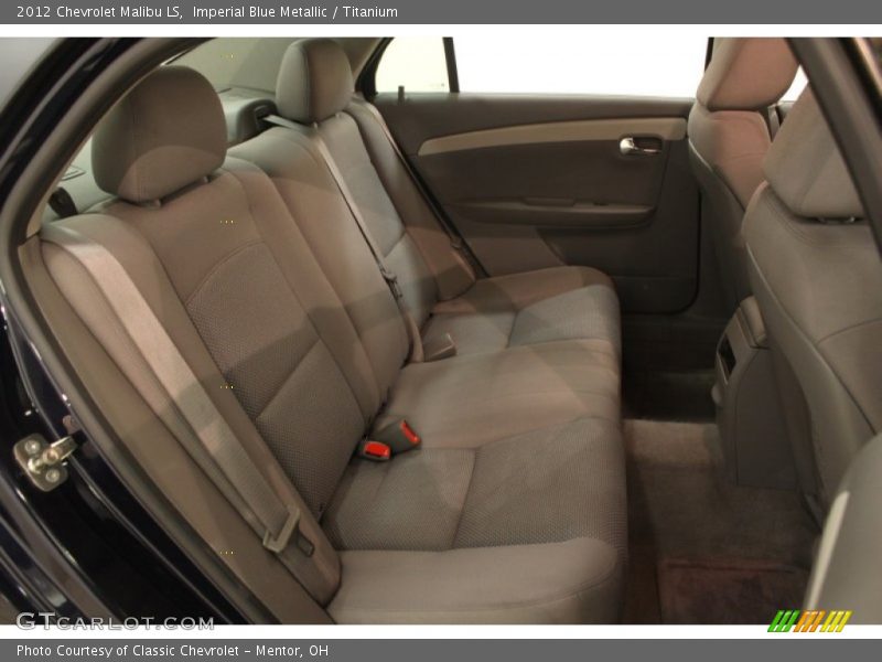 Rear Seat of 2012 Malibu LS
