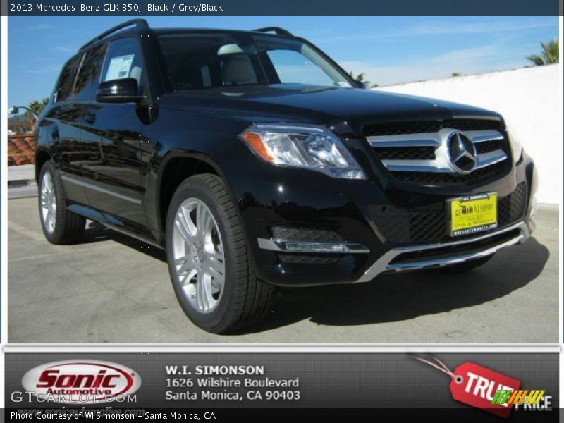 Black / Grey/Black 2013 Mercedes-Benz GLK 350