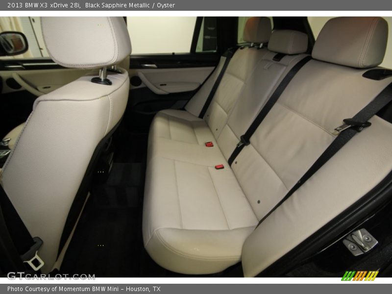 Black Sapphire Metallic / Oyster 2013 BMW X3 xDrive 28i
