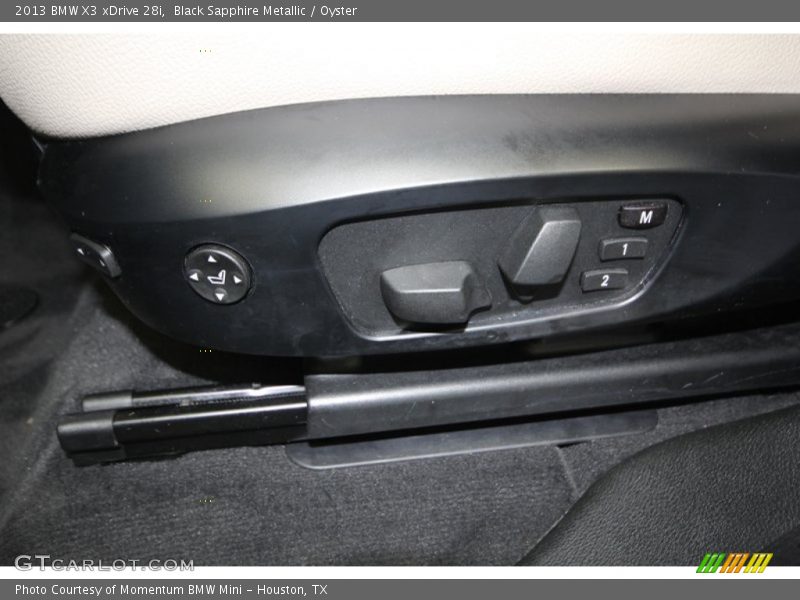 Black Sapphire Metallic / Oyster 2013 BMW X3 xDrive 28i
