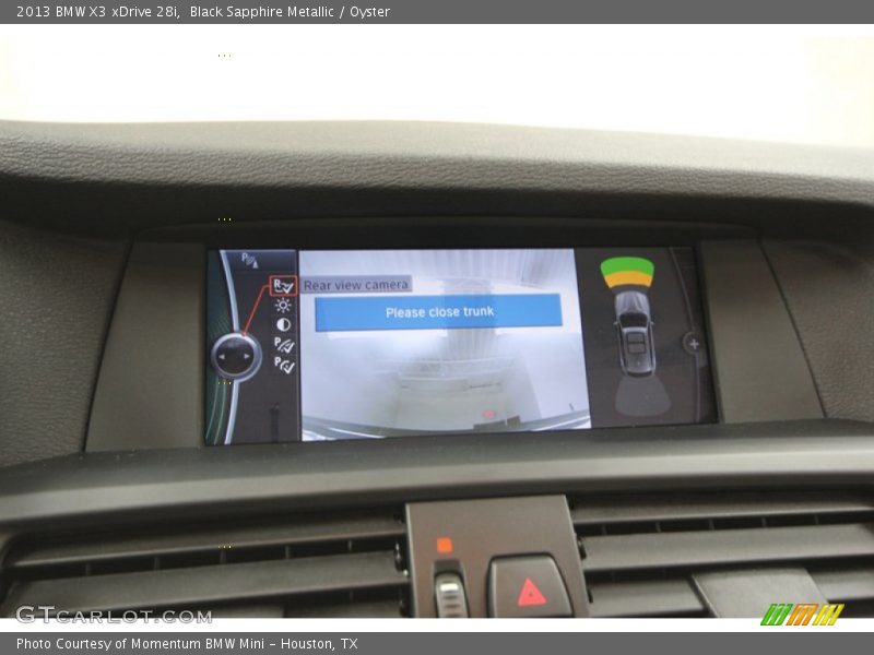Black Sapphire Metallic / Oyster 2013 BMW X3 xDrive 28i