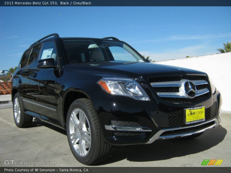 Black / Grey/Black 2013 Mercedes-Benz GLK 350