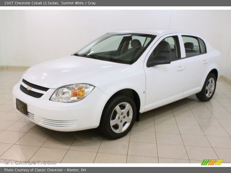 Summit White / Gray 2007 Chevrolet Cobalt LS Sedan