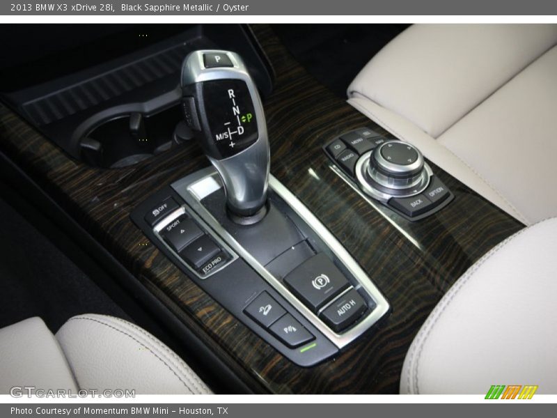 Black Sapphire Metallic / Oyster 2013 BMW X3 xDrive 28i