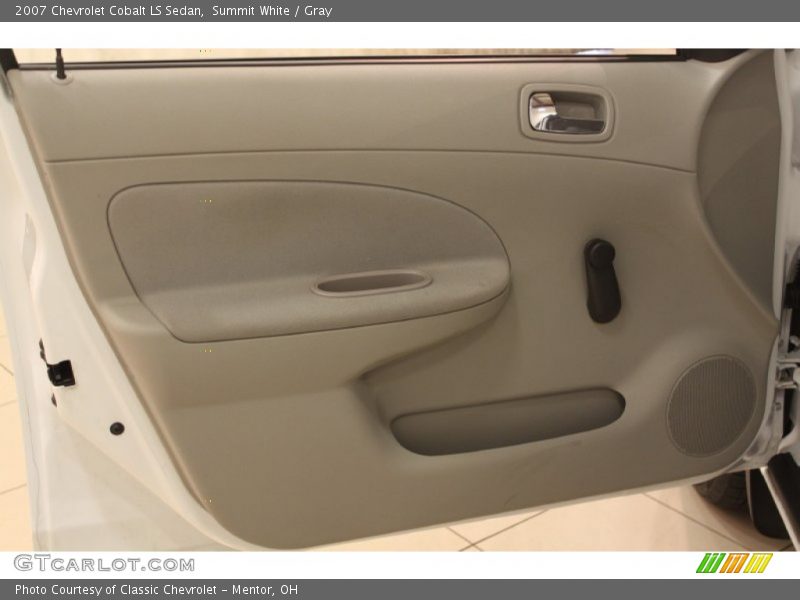 Summit White / Gray 2007 Chevrolet Cobalt LS Sedan