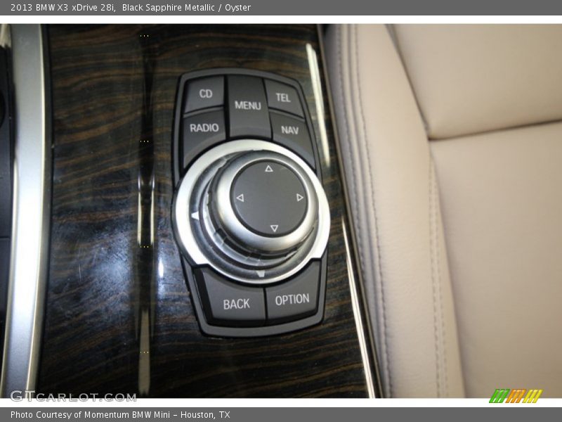 Black Sapphire Metallic / Oyster 2013 BMW X3 xDrive 28i