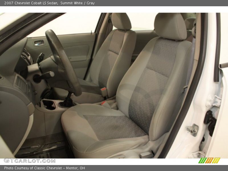 Summit White / Gray 2007 Chevrolet Cobalt LS Sedan