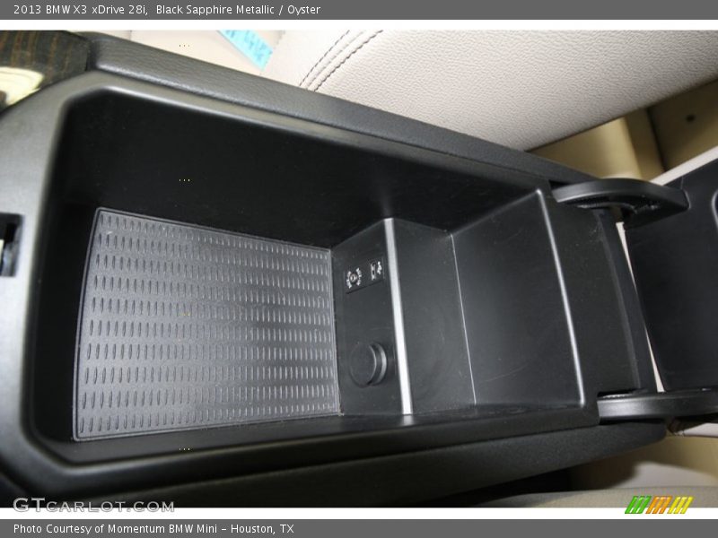 Black Sapphire Metallic / Oyster 2013 BMW X3 xDrive 28i