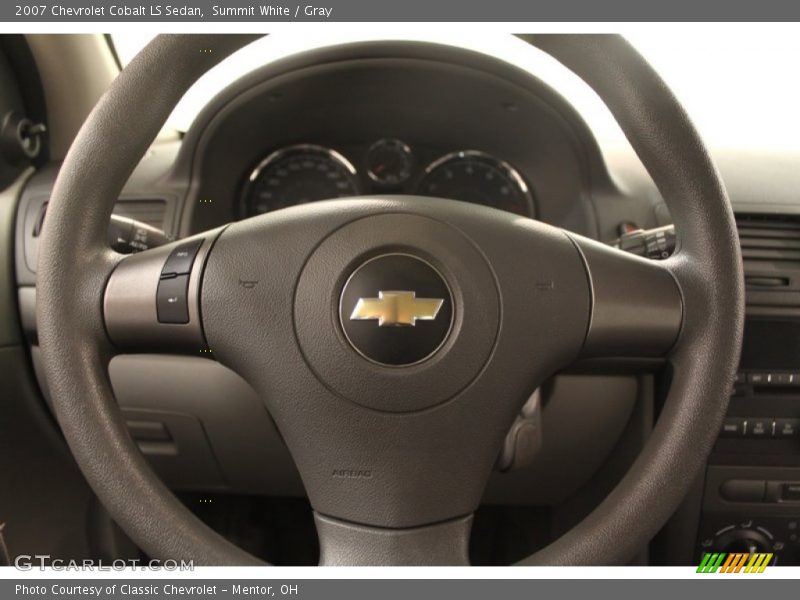 Summit White / Gray 2007 Chevrolet Cobalt LS Sedan