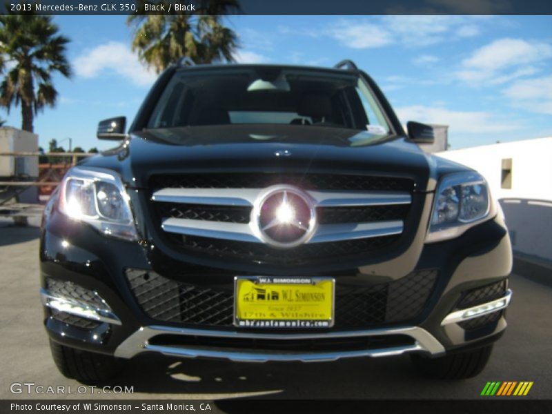 Black / Black 2013 Mercedes-Benz GLK 350