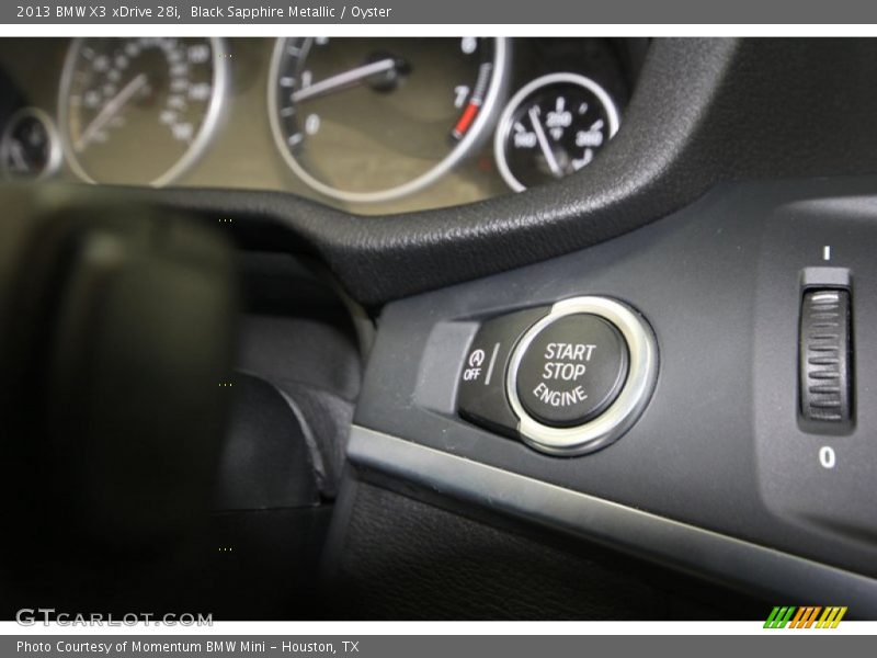 Black Sapphire Metallic / Oyster 2013 BMW X3 xDrive 28i