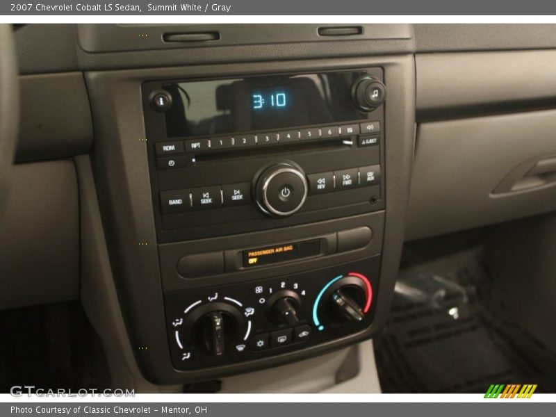 Summit White / Gray 2007 Chevrolet Cobalt LS Sedan