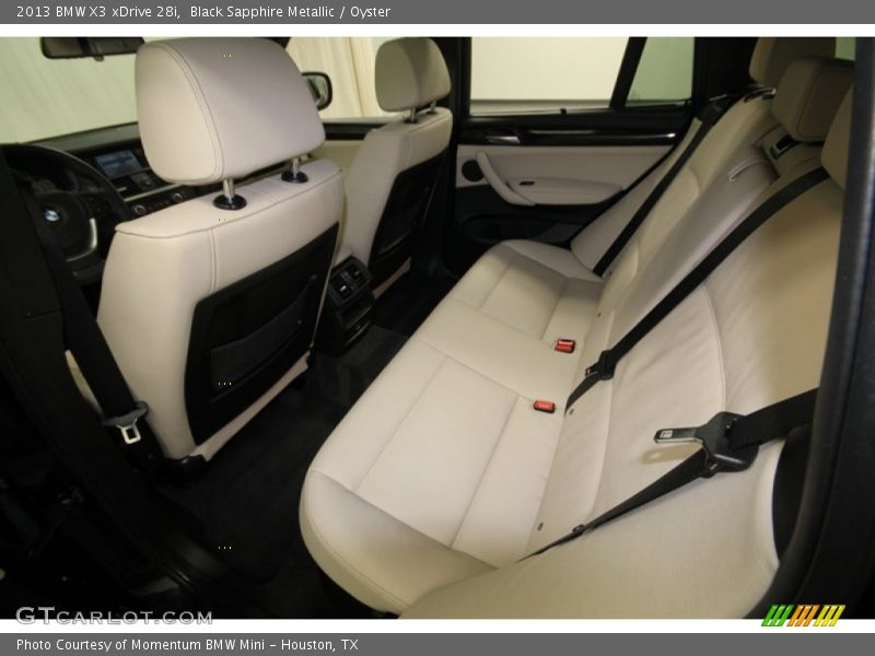Black Sapphire Metallic / Oyster 2013 BMW X3 xDrive 28i