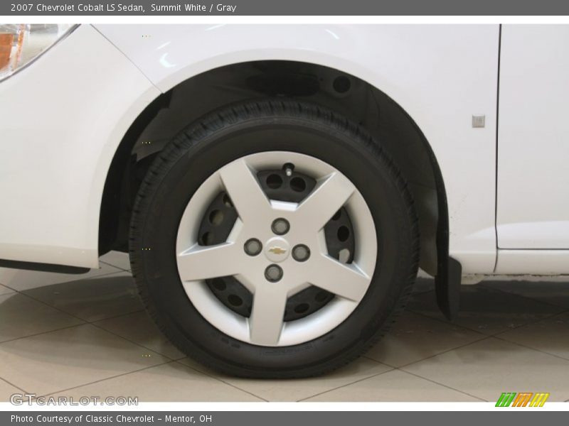 Summit White / Gray 2007 Chevrolet Cobalt LS Sedan