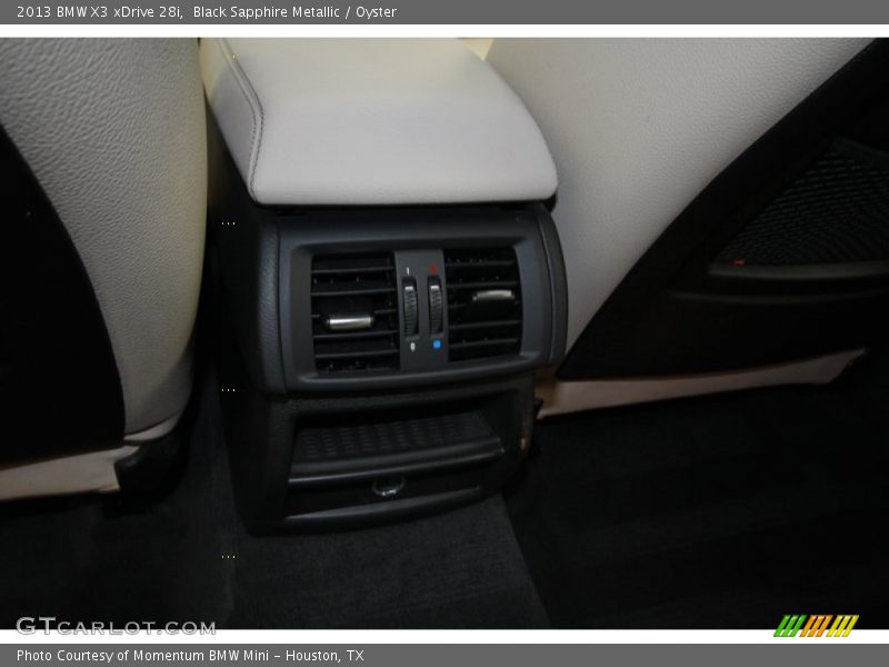 Black Sapphire Metallic / Oyster 2013 BMW X3 xDrive 28i