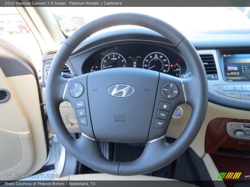  2013 Genesis 3.8 Sedan Steering Wheel