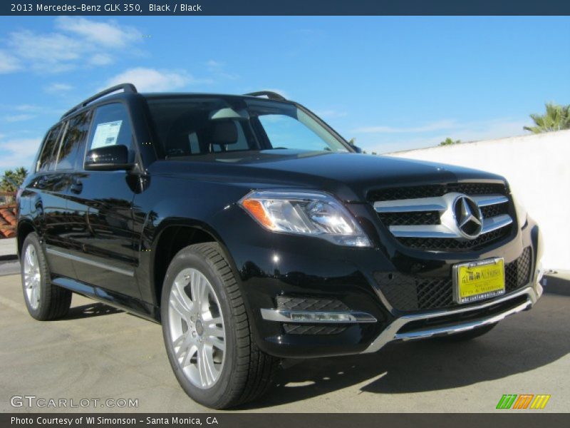 Black / Black 2013 Mercedes-Benz GLK 350