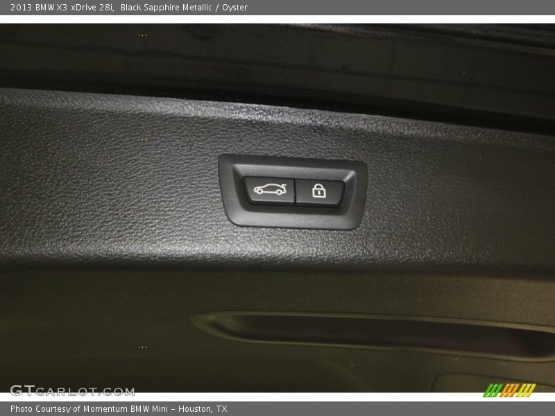 Black Sapphire Metallic / Oyster 2013 BMW X3 xDrive 28i