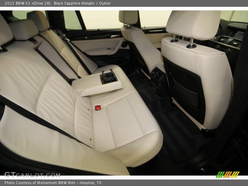 Black Sapphire Metallic / Oyster 2013 BMW X3 xDrive 28i