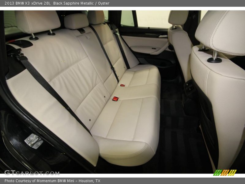 Black Sapphire Metallic / Oyster 2013 BMW X3 xDrive 28i