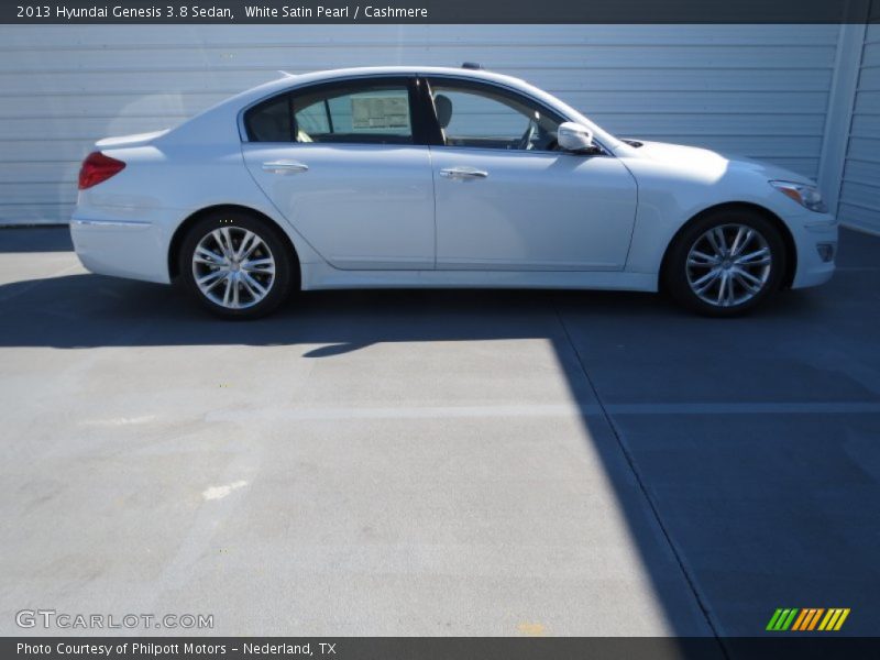White Satin Pearl / Cashmere 2013 Hyundai Genesis 3.8 Sedan