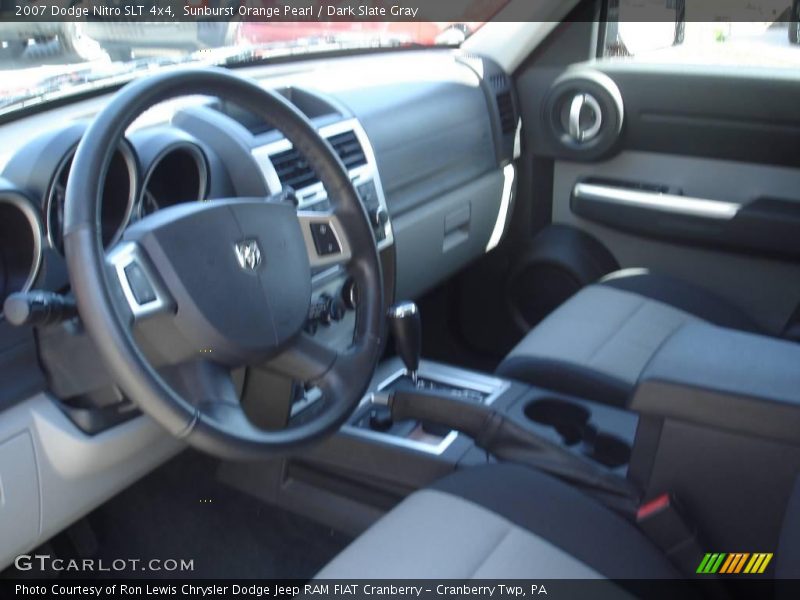 Sunburst Orange Pearl / Dark Slate Gray 2007 Dodge Nitro SLT 4x4