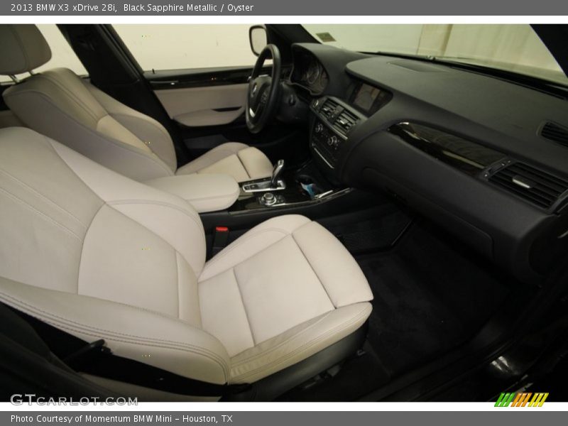 Black Sapphire Metallic / Oyster 2013 BMW X3 xDrive 28i