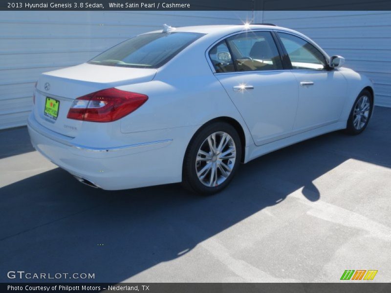 White Satin Pearl / Cashmere 2013 Hyundai Genesis 3.8 Sedan