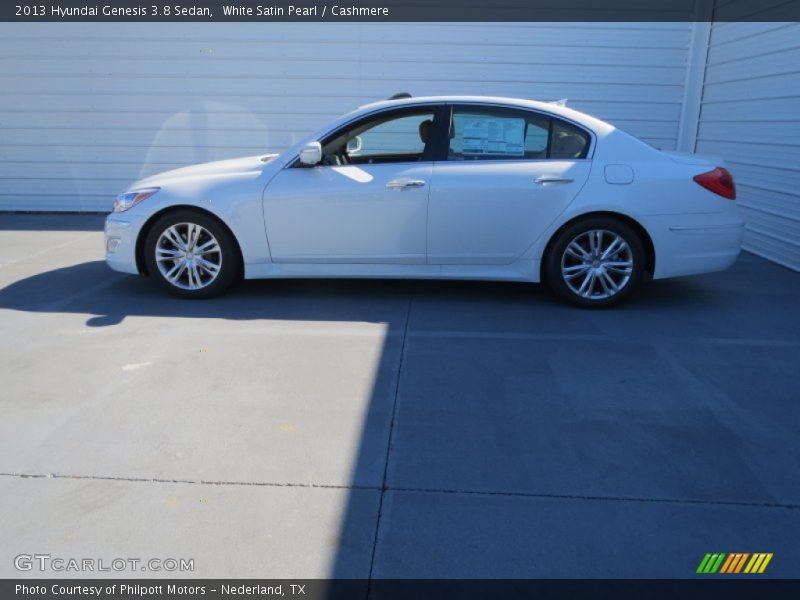 White Satin Pearl / Cashmere 2013 Hyundai Genesis 3.8 Sedan