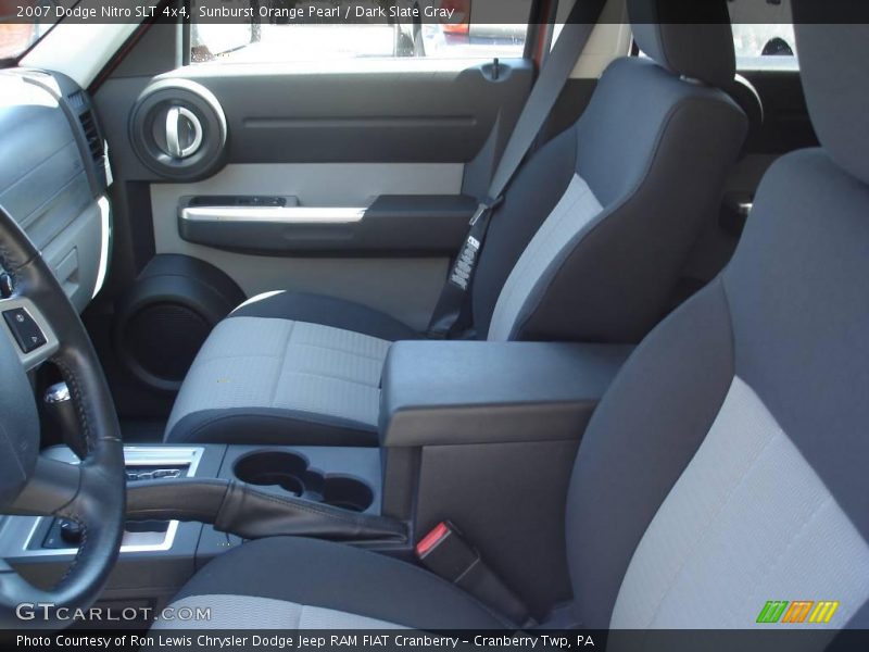 Sunburst Orange Pearl / Dark Slate Gray 2007 Dodge Nitro SLT 4x4