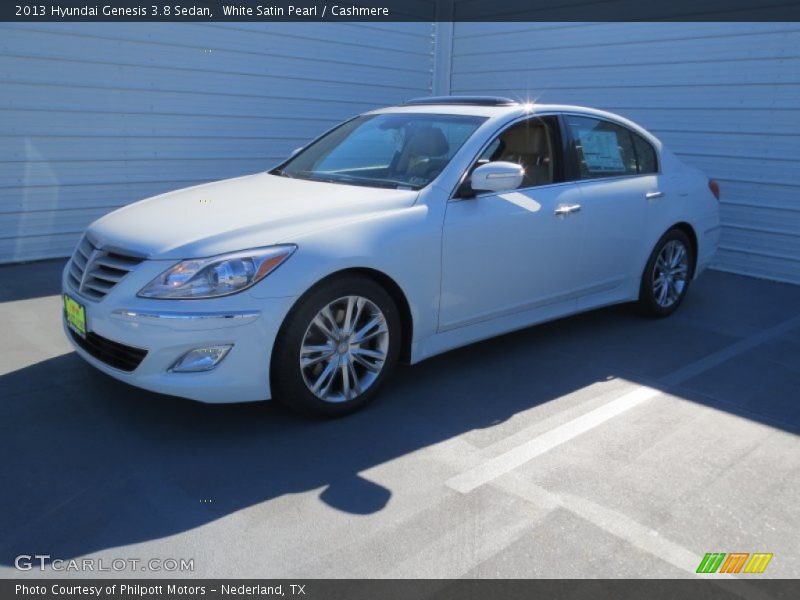 White Satin Pearl / Cashmere 2013 Hyundai Genesis 3.8 Sedan