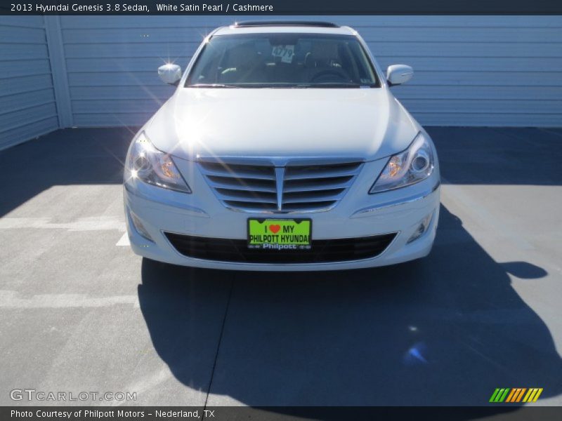 White Satin Pearl / Cashmere 2013 Hyundai Genesis 3.8 Sedan