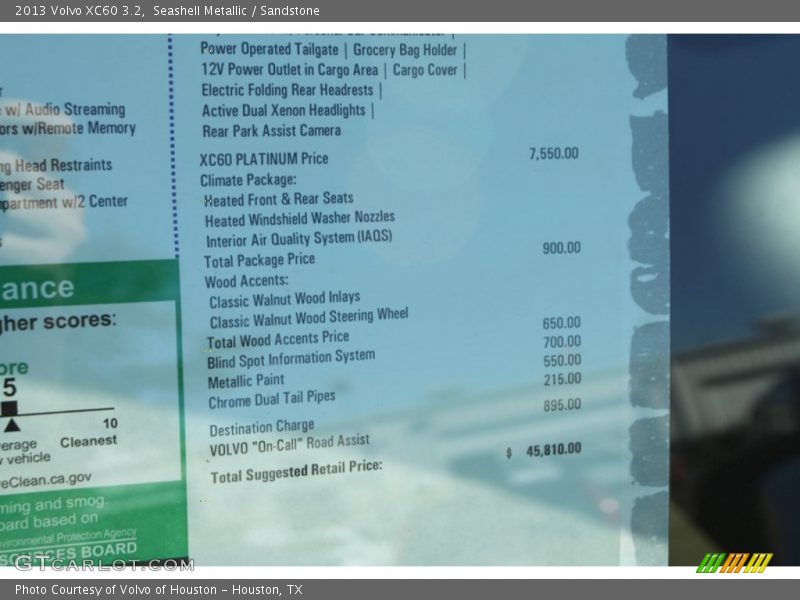 Seashell Metallic / Sandstone 2013 Volvo XC60 3.2