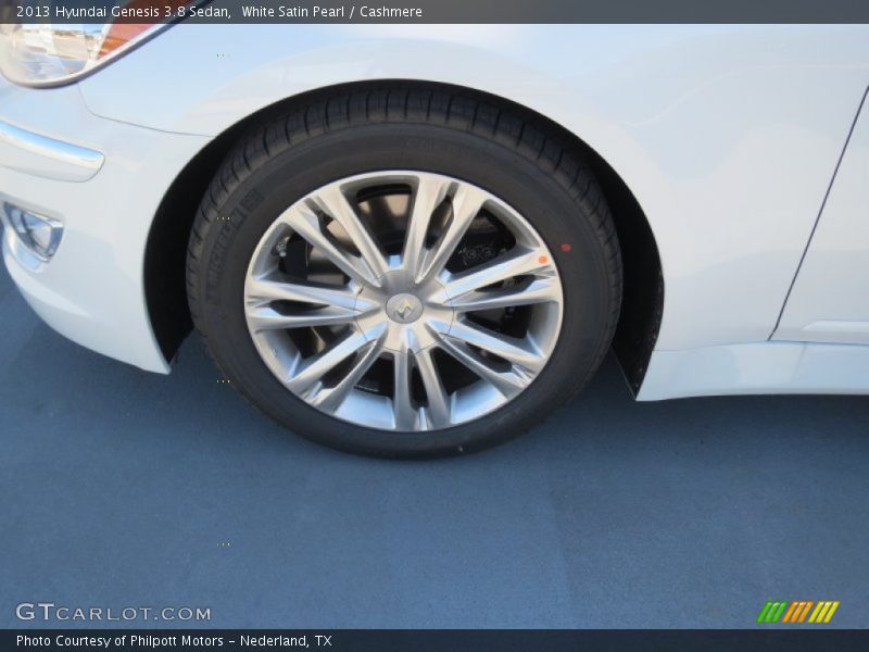 White Satin Pearl / Cashmere 2013 Hyundai Genesis 3.8 Sedan