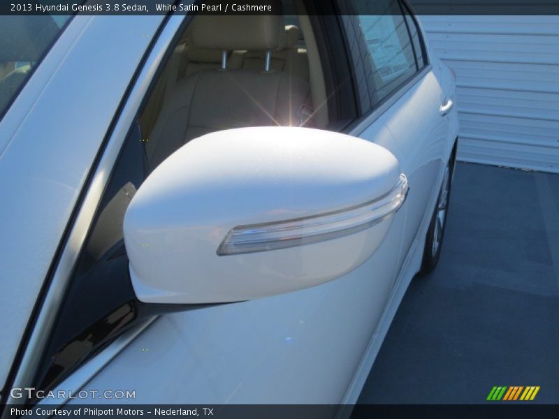 White Satin Pearl / Cashmere 2013 Hyundai Genesis 3.8 Sedan